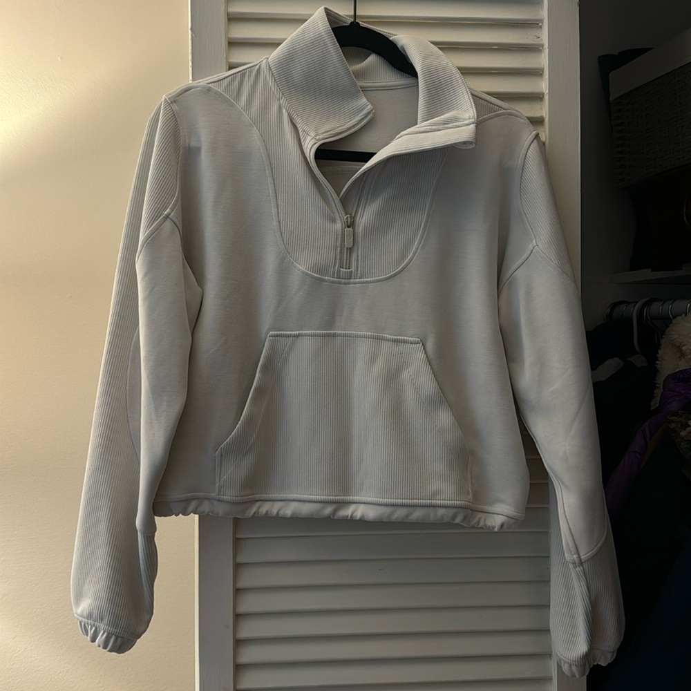 Lululemon Brushed Softstreme Ribbed Half Zip